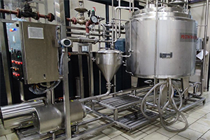 Pectin mixing unit